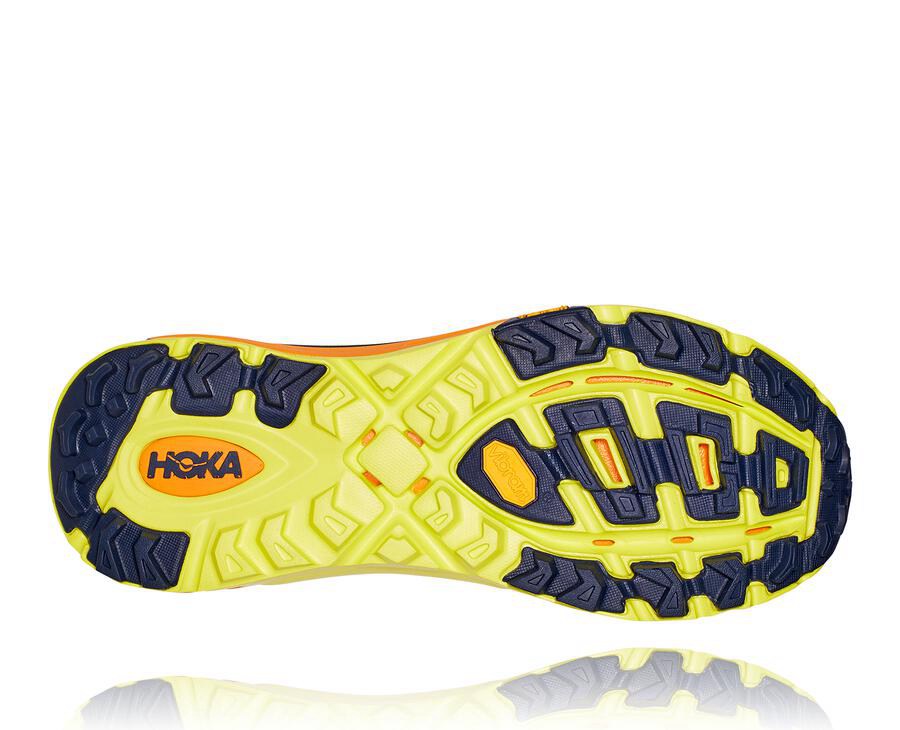 Hoka One One Trailsko Herre - Mafate Speed 2 - Lyseguld/Lyserød - 512470GDU